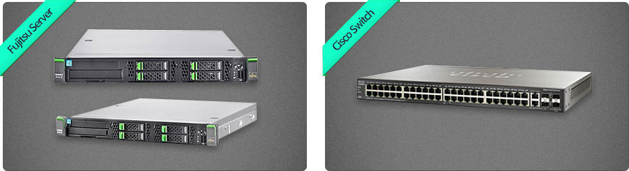 Fujitsu Server Cisco Switch